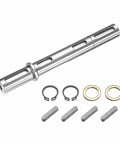 Double Shaft Output 18mm Diameter 164mm Length Low Noise Alloy Steel Shaft With Gaskets S Ring Corner Pin For NMRV040 Worm Reducer