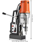 Professional Portable Mag Drill Heavy Hitter With 1450W Copper Motor and 2 Inch Bore for structural steel cutting.