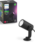 Outdoor Smart LED Spotlight For Color Ambiance with packaging, low voltage, weatherproof, 1 pack, for patio, driveway, garden