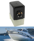 12V Marine Hydraulic Power Unit For Trim Tabs On Yachts And Boats Easy Install HPU Pump next to a yacht in marine setting