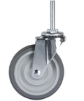 Heavy duty swivel caster wheels 3 inch with threaded stem for furniture and carts 720 lb capacity
