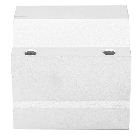 Heavy Duty Aluminum 40mm Linear Motion Ball Bearing Slider Block For Cnc Machinery and Precision Automation, front view.