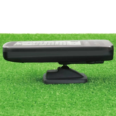 Golf Swing Trainer GST 7 BLE Bluetooth Golf Training Aid For Right Handed Golfers on green grass, side view