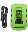 40V Battery Charger For Greenworks Compatible 2A Fast Charge With LED Indicator Works With 29482 29462 29472 29252