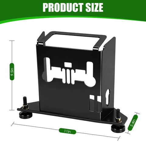 Rugged Metal Protective Case With Handle For Golf Launch Monitor First Gen Model, product size 11x5.6x9.5 inches
