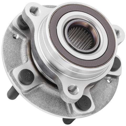 Close-up of OE-grade wheel hub bearing from 2 Pack Front And Rear Hub Bearing Assembly Kit Fits Hyundai Kona Veloster Veloster N Elantra Elantra GT Ioniq Niro Seltos And Kia Rides From 2017 To 2023 OE Grade Wheel Hub Bearings For Reliable Everyday Driving.
