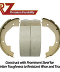 Electric Trailer Brake Shoes Replacement Kit 12 Inch By 2 Inch For 5200 Lb 6000 Lb 7000 Lb Trailers 5 Hole Brake Assembly display