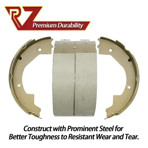 Electric Trailer Brake Shoes Replacement Kit 12 Inch By 2 Inch For 5200 Lb 6000 Lb 7000 Lb Trailers 5 Hole Brake Assembly display