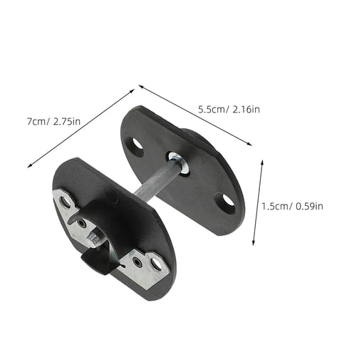 Five Sets Interlocking Sectional Sofa Connectors Brackets Pin Style for stable couch assembly shown in measurements