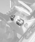 Precision PDS Shock Heim Joint Press Tool Bearing Replacement Kit For 2024 To 2025 XC W Exc Dirt Bikes close-up of installed shock bearing.