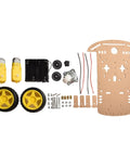 Smart Robot Car Kit With Two Wheel Drive Chassis Speed Encoder And DC Gear Motors One To Forty Eight DIY Arduino parts