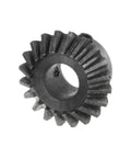 Beefy Bevel Gear Pair For Hardware Rotation 1 To 1 1.5 Module, 20 Teeth, 10mm Bore, 45 Steel gear close-up