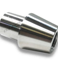 Right Hand Thread Weld-In Bung For 1.75 Inch Round Tubing 0.095 Inch Wall Beefy Steel Tubing Adapter For Heim Joints And Panhard Rod Ends Ideal For Sand Rails UTVs Race Cars Hot Rods Sway Bars Three Quarter Inch By Sixteen Thread; polished chromoly bung
