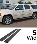 5 Inch Black Running Boards For Chevy Suburban 2000-2014 2500 4Door And GMC Yukon XL 2000-2014 Nerf Bar Side Steps installed