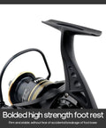All Around Spinning Reel For Freshwater And Saltwater Fishing, Budget Friendly Carbon Drag And High Speed Gear, metal spool