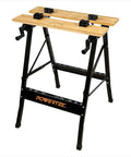 Portable Small Workbench With Vise And Ruler Protractor Scale, Folding Sawhorse Worktable, Four Bench Dogs For Woodworking Projects