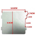 Mica Slice Super Thick Heat Insulation Sheet For Microwave Ovens Waveguide Cover with measurements, 2 Pack Thick Mica Sheet Replacement Parts.