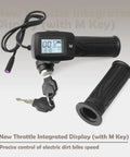 48V Throttle With M Key Button Replacement For Tutti Soleil 01 Electric Dirt Bike Off Road Upgrade