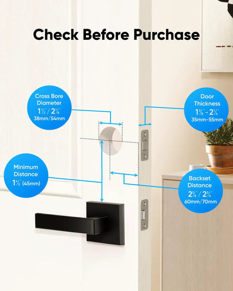 Zero Sweat Plug And Play Keyless Entry Door Lock With Fingerprint Scanner And Built In Wireless Hub For Smart Home Automation Compatible With Apple Home Alexa And Google Front Back Door Deadbolt Upgrade Rock Solid Security
