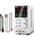Variable DC Power Supply For Bench Use With 32V 6A Output OVP OCP OTP Protection 4 Digit LED Display with cables and adapter
