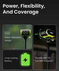 Falcon All-In-One AI Action Camera Pro-Grade Game-Ready 4K Auto Tracking For Soccer, Basketball And Football with IPX5 features.
