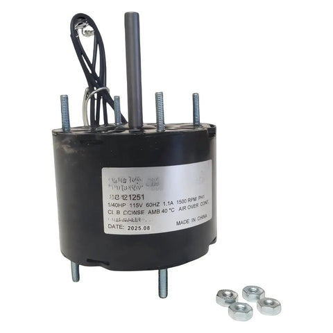 Industrial Grade Hvac Fan Motor Replacement For Nbk Blower, Runs Smooth As Butter, Plug And Play Swap, 115V 1/40 Hp, 1500 Rpm, 3 Inch Ccw Rotation