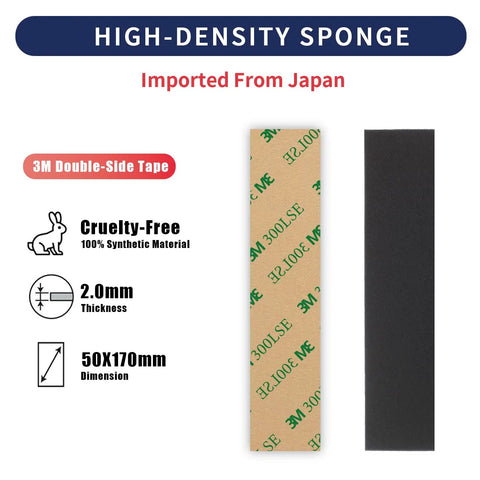 Light Seal Foam Sponge Kit For Canon Ae-1 And Ae-1 Program Film Camera Neoprene replacement strips, 50x170mm size, adhesive backing.