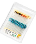 Chanzon 50pcs blue metal-film through-hole resistors, 5.1kΩ, 1W, ±1% tolerance, RoHS