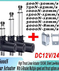 6000N High Thrust Linear Actuator Built Tough for 12V-48V Range with Silent Low Noise Motor and U Shaped Bracket visuals