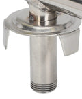Close-up of stainless steel component of Wall Mounted Emergency Eye Wash Station With Aerated Spray First Aid Unit