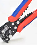 Heavy Duty Automatic Wire Stripper And Cable Cutter Tool multifunctional electrician pliers close-up with ergonomic handles.