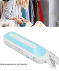 Heavy Duty Cordless Electric Scissors With Comfort Grip And Razor Sharp Metal Blade Slice Through Leather Fabric And Cardstock Like Butter Lightweight Tool For Weekend Crafting Projects in use by a person cutting fabric.