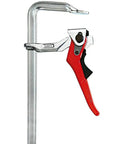 Heavy Duty Ratchet Lever Clamps 12 Inch Fast Action Welding And Woodworking Tools showing ratchet mechanism and steel frame.