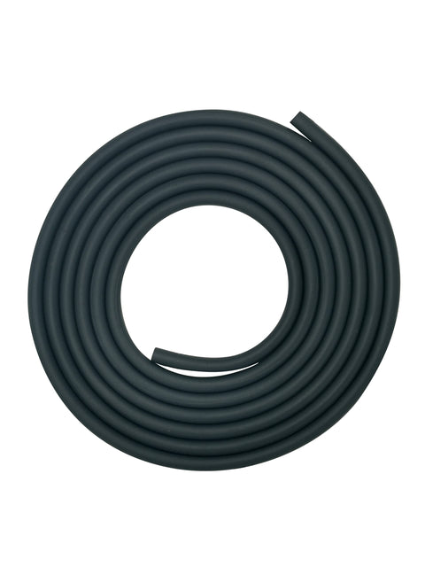 Coiled view of Beefy 10 Foot Fuel Hose Three Sixteenth Inch ID Non Pressurized Line For Small Engines Not For Fuel Pumps With 20 Clamps