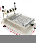 Manual Solder Paste Printer 300x400 mm Stencil Printing Machine With High Precision To 0.01 mm And Horizontal Angle Adjustment