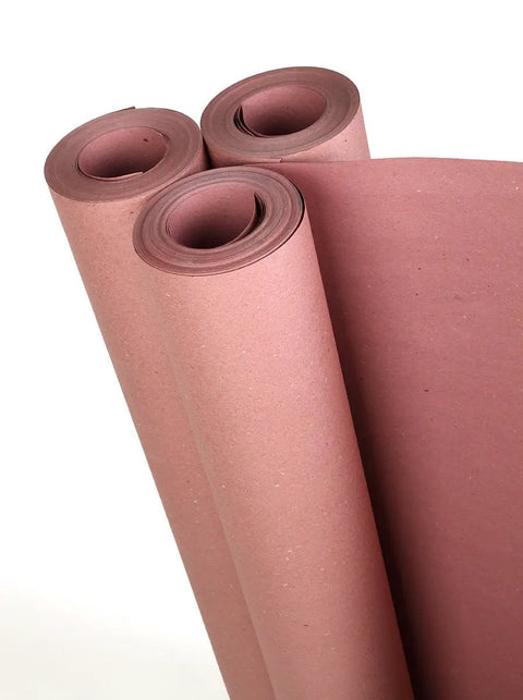 Top Shelf Red Rosin Construction Wrap Thirty Six Inches Wide Two Hundred Feet Long Heavy Duty Building Paper rolled up.