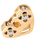 Built Tough Zipline Pulley Twin Trolley System With 30KN Breaking Strength For Safe Climbing And Hauling Backyard Adventure Rigging Aluminum Housing