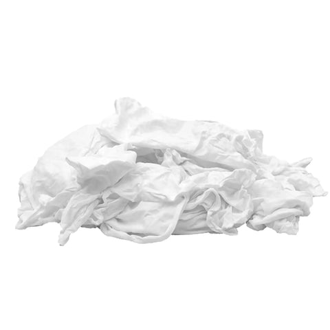 Premium White T Shirt Cleaning Rags For Cleaning Staining Painting And More In A 2x25 Lb Compressed Box White Cotton Cloths