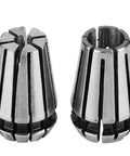High Precision Cnc Milling Collet Set Made From Durable 65Mn Steel For Quarter Inch And Eighth Inch Shank Bits