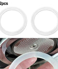 Silicone Gasket Replacement For Coffee Makers 3005E 3120C shown with installation example, high temperature resistant, 2-pack