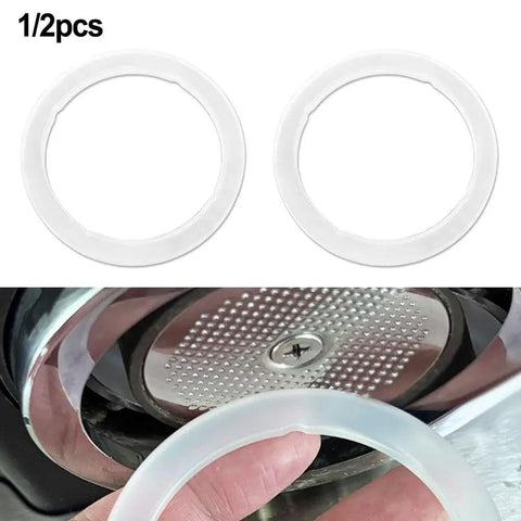 Silicone Gasket Replacement For Coffee Makers 3005E 3120C shown with installation example, high temperature resistant, 2-pack