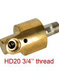 Three Quarter Inch Heavy Duty Rotating Joint 360 Degree Water Air Oil Swivel Coupling Spray Connector Brass Union For Industrial Machinery Plumbing Equipment And Maintenance Built To Last, brass 3/4 thread