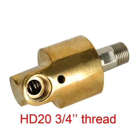 Three Quarter Inch Heavy Duty Rotating Joint 360 Degree Water Air Oil Swivel Coupling Spray Connector Brass Union For Industrial Machinery Plumbing Equipment And Maintenance Built To Last, brass 3/4 thread