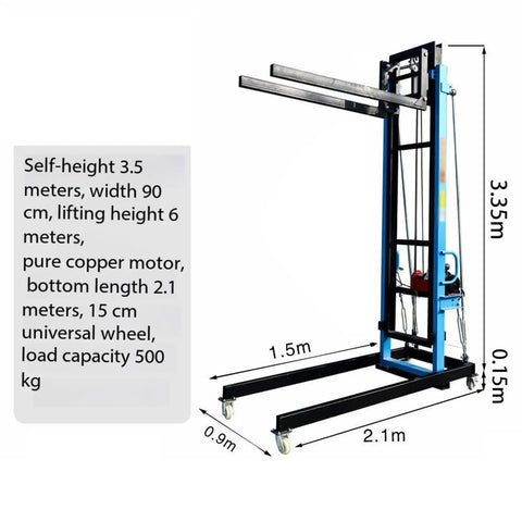 Heavy Duty Steel Mobile Lift Platform With Smooth Rolling Casters And No Sweat Operation For Plumbing Crews Looking For A Savage Load Hauling Beast That Crushes Six Meter Jobs Without Skipping A Beat, measuring 3.35m high, lifting 6m.