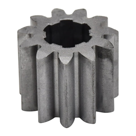 Close-up of Beefed Up Steering Sector Pinion Gear GX20053 Replacement For John Deere Tractors, durable steel design