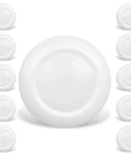 10 Pack 4 Inch Low Profile LED Recessed And Surface Mount Round Disk Lights With Hassle Free Install On Junction Boxes Dimmable Slim Ceiling Panels