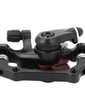 Badass Mountain Bike Mechanical Disc Brake Set with black caliper showing inner mechanism for effective trail performance.