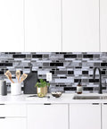 Peel And Stick Backsplash Wallpaper For Kitchen And Bath 11.8 Inches Wide And 196.8 Inches Long Thickened Oil Proof And Heat Resistant
