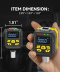 Pro Grade Digital Torque Adapter Set With 1/2 Inch Drive And 1/4 And 3/8 Socket Adapters, ISO 6789 Certified Plus/Minus 2 Percent Accuracy, 12 to 250 ft-lb/17 to 340 Nm, High Visibility Color Display With Audible Alerts And Overtightening Protection. Compact digital torque adapter, 2.95 x 1.81 x 1.81 in