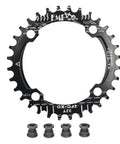 Wide Range Narrow Wide 104 BCD Mountain Bike Chainring 32T Round Aluminum 7075 T6 Lightweight High Strength Single Chainring For MTB Built For Tough Trails